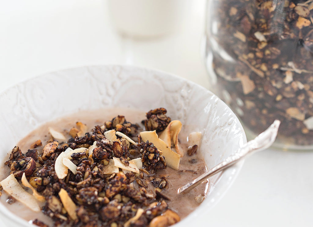 Chocolate and Coconut Buckwheat Muesli – Jess's Underground Kitchen