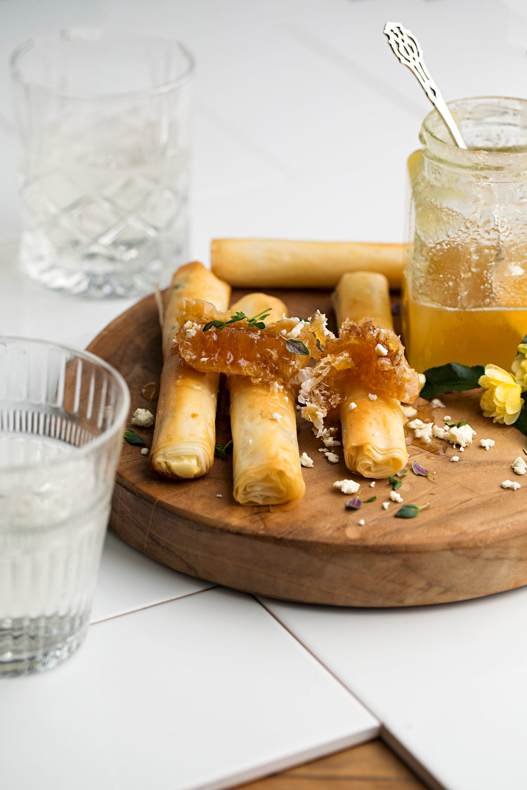 Goats’ Cheese & Honeycomb Filo Cigars – Jess's Underground Kitchen