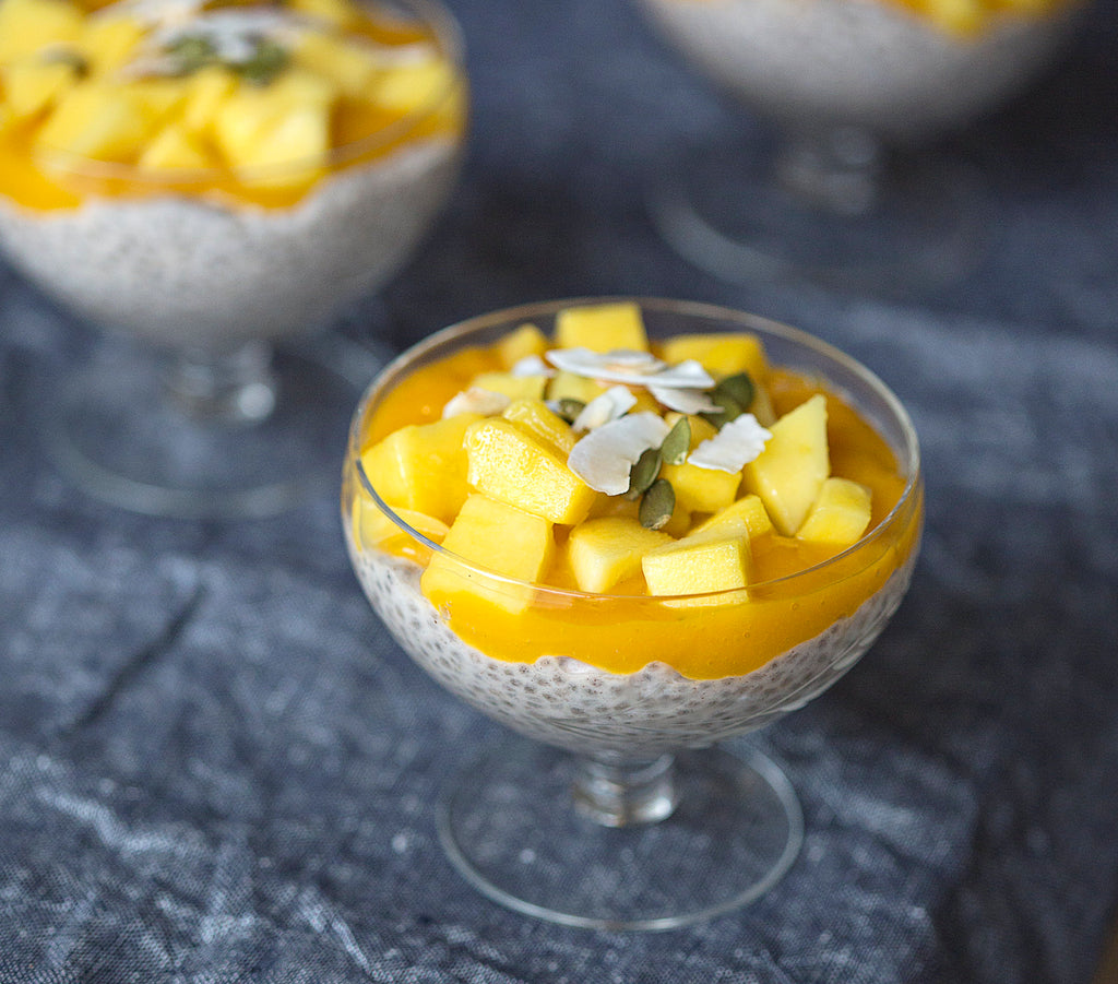 Mango Chia Pudding
 &ndash; Jess's Underground Kitchen