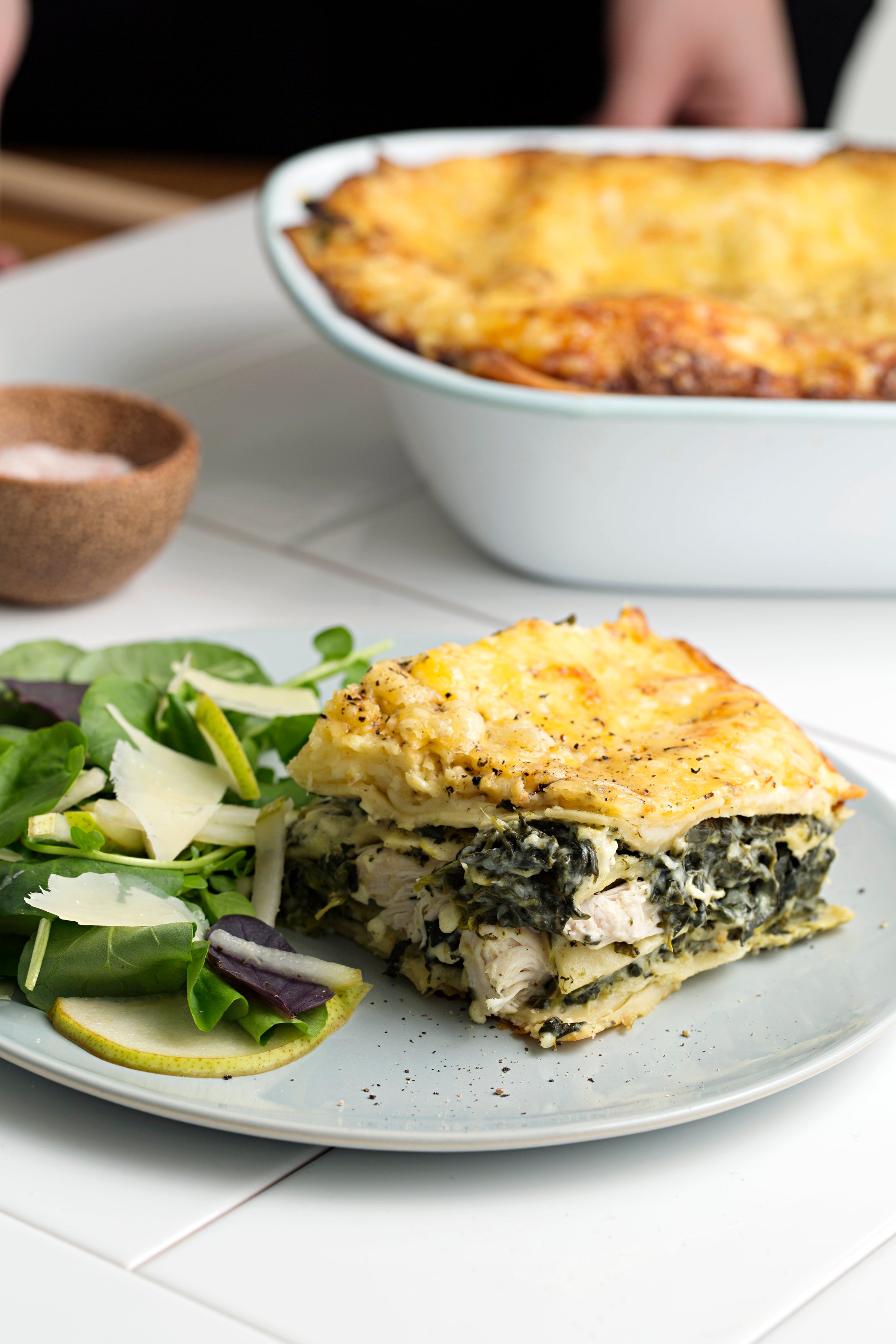 Chicken & Spinach Lasagne