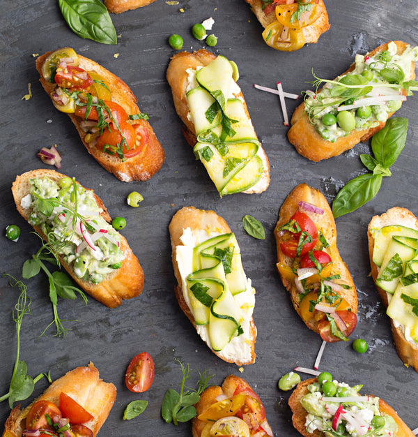 Entertaining this weekend? Our favourite crostini toppings!