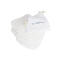 Baby Muslin Face Cloths – White