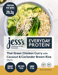 NEW Thai Green Chicken Curry with Coconut Brown Rice