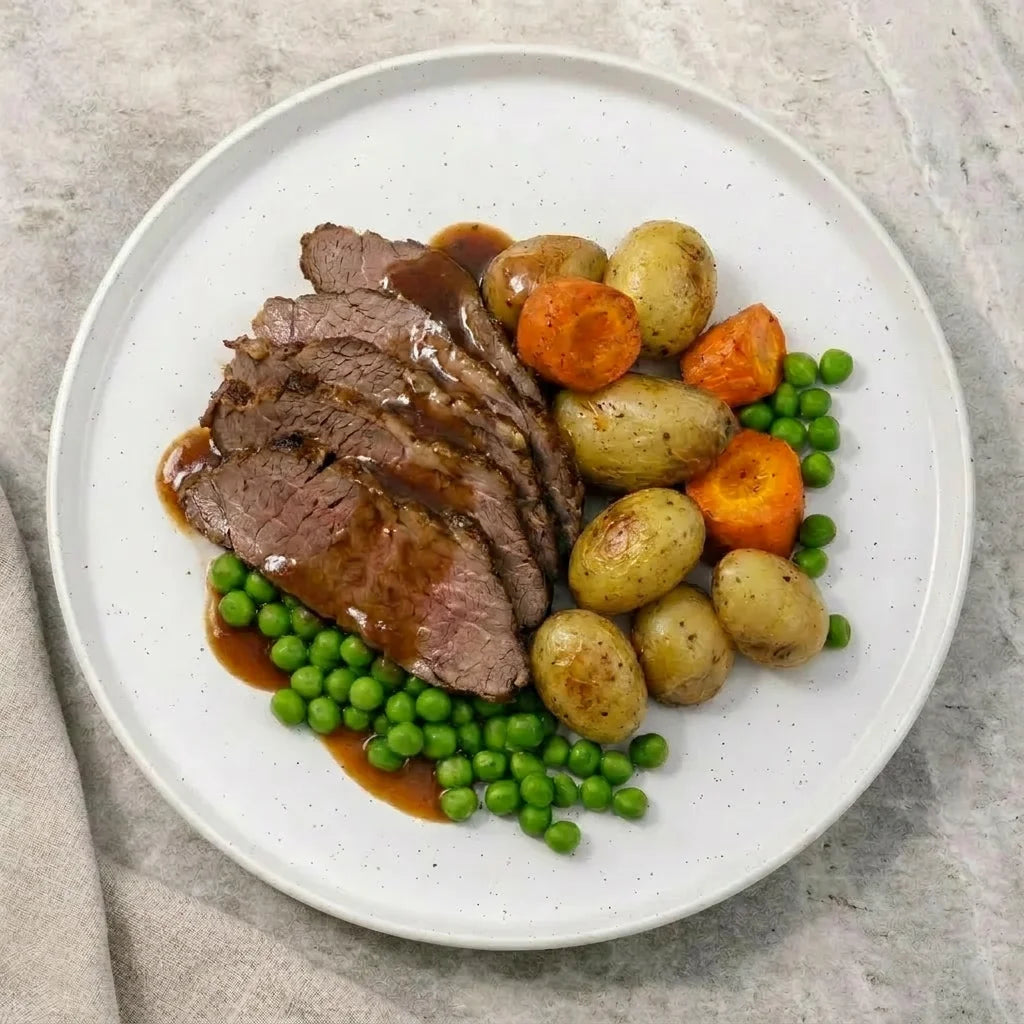Christmas Roast Beef with Gourmet Veges & Gravy