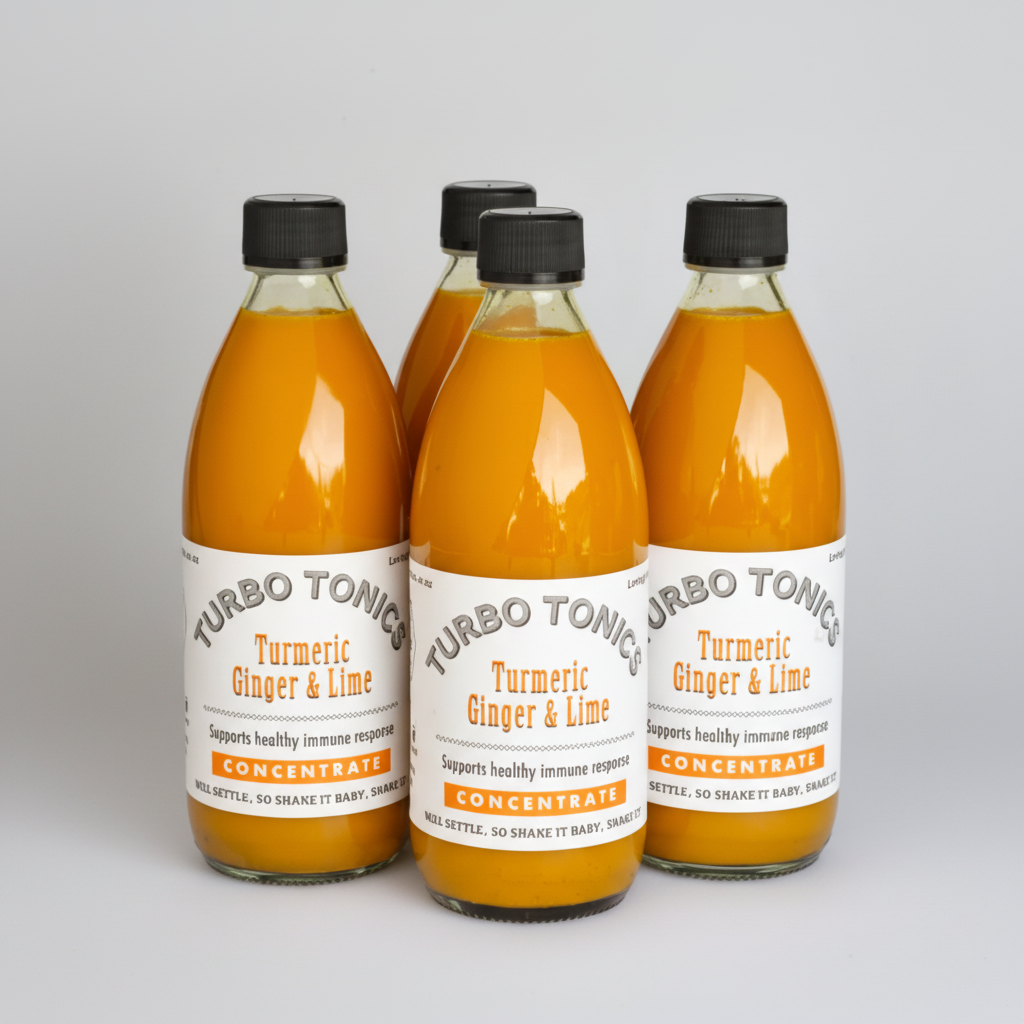 Turbo Tonic – Turmeric, Ginger & Lime
