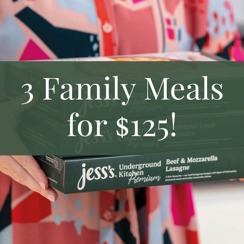 3 Family Meals for $125