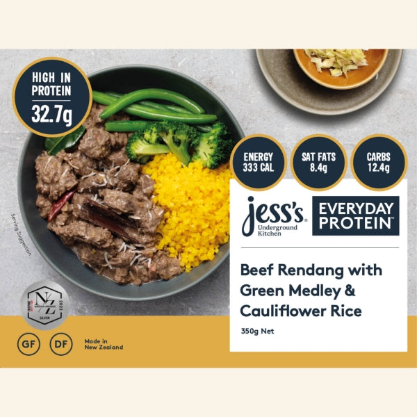 Beef Rendang with Green Medley & Cauliflower Rice