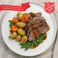 Christmas Roast Beef with Gourmet Veges & Gravy