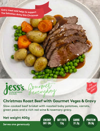 Christmas Roast Beef with Gourmet Veges & Gravy