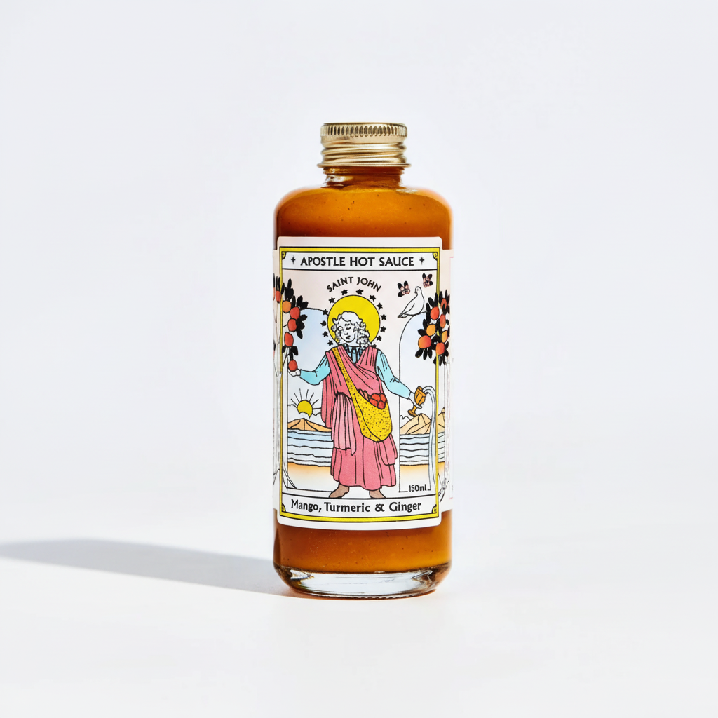 Apostle Hot Sauce – Mango, Turmeric & Ginger