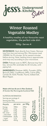 SHARE Winter Roasted Vegetable Medley