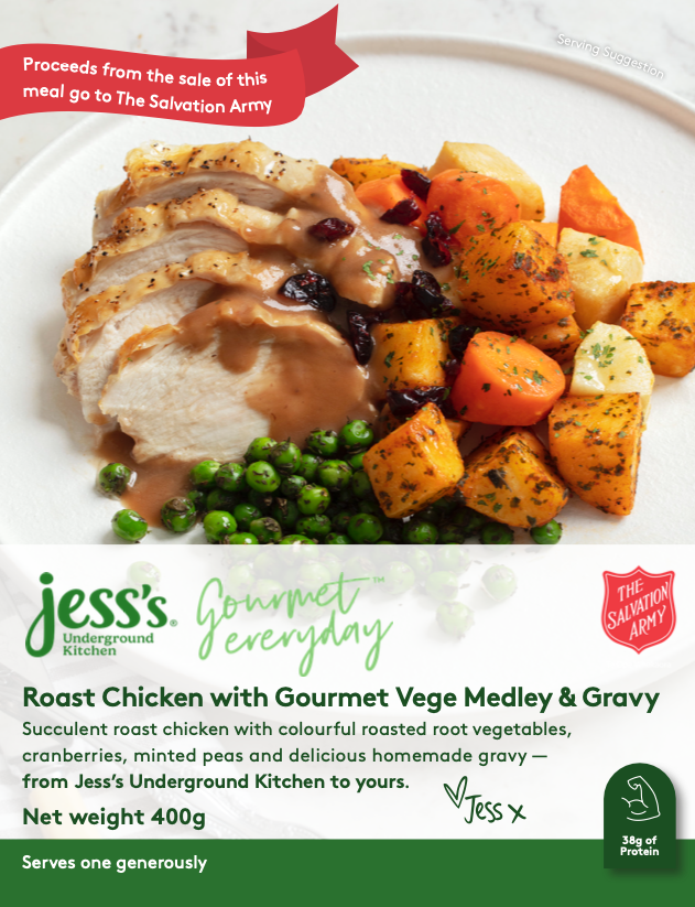 Roast Chicken with Gourmet Vege Medley & Gravy