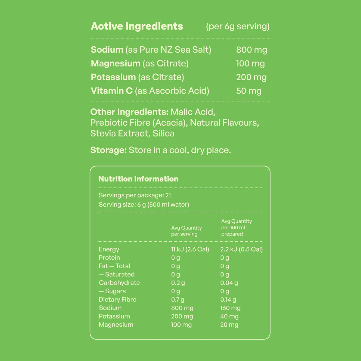 Daeli Hydration Salted Limeaid Electrolytes