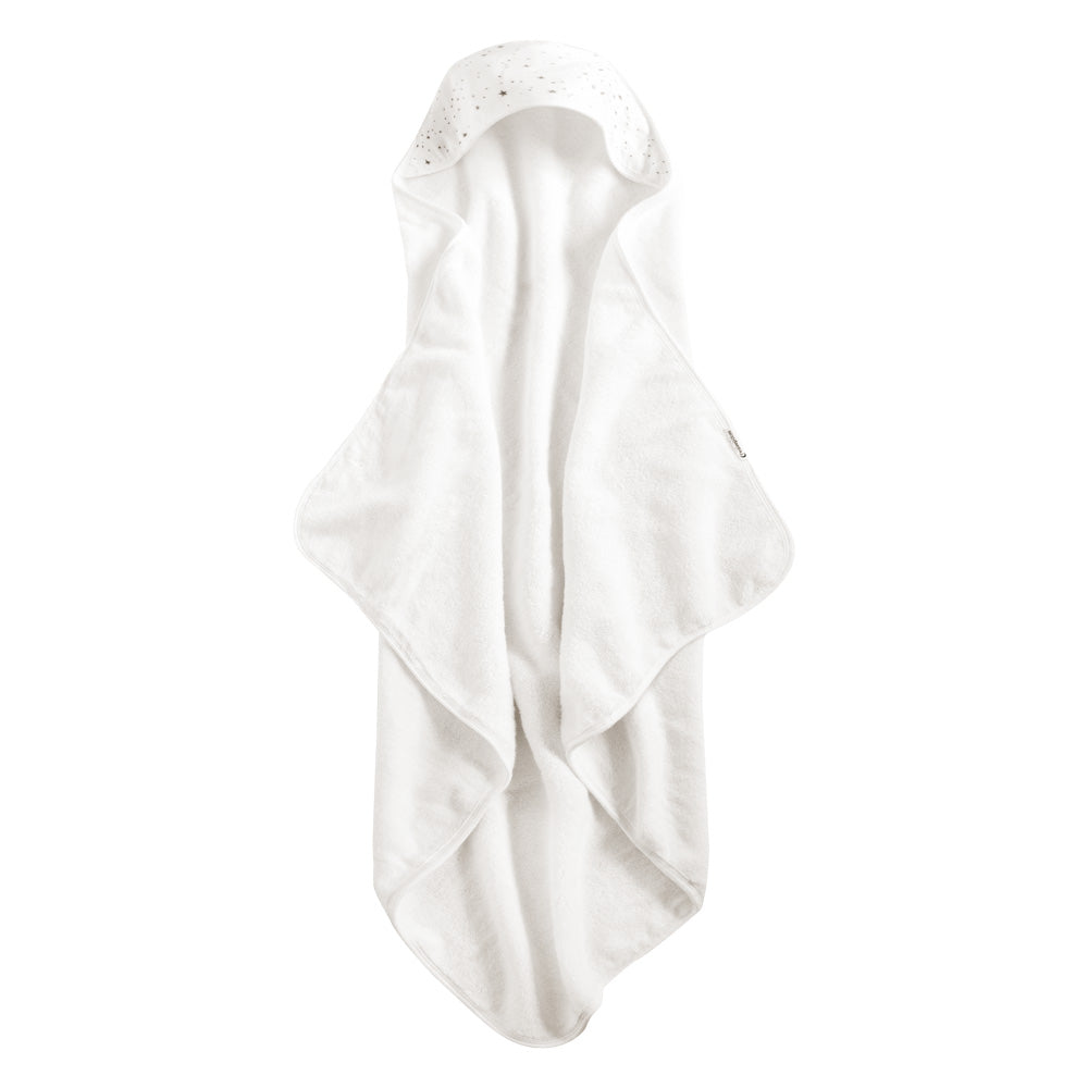 Hooded Baby Towel Nz Hooded Baby Towel – White Stars